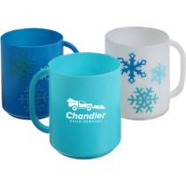 Photo 16 Snowflake Plastic Mug, 6oz.