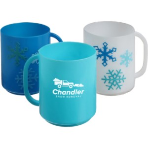 Snowflake Plastic Mug, 6oz. - LE2845