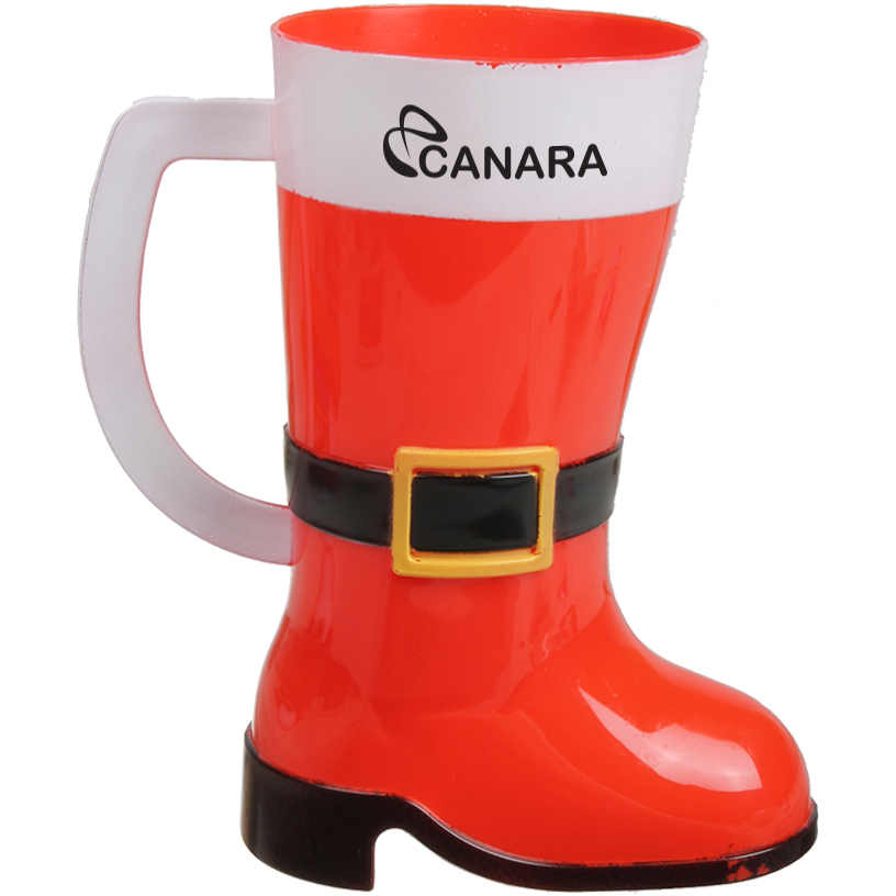 Product Photo 1 Santa Boot Plastic Mug, 10oz.
