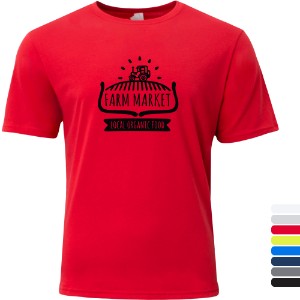 A4® Softek Poly/Cotton Short Sleeve Unisex Tee - WJ7203