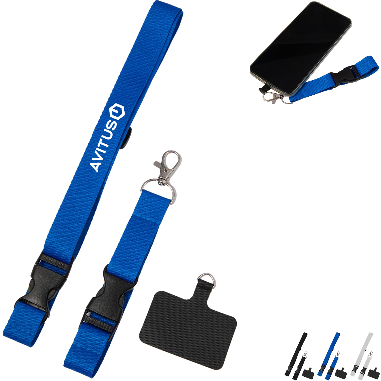Product Photo 1 Adjustable Recycled Phone Lanyard