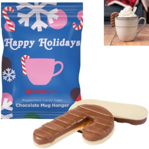 Peppermint Candy Cane Holiday Mug Hanger - CI2475