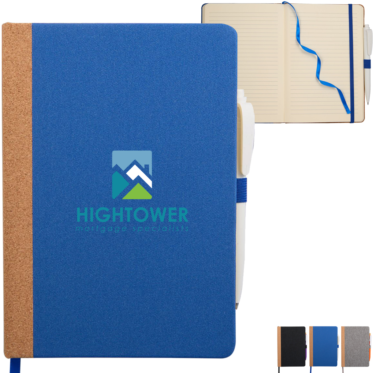 Product Photo 1 Recycled PET & Cork Bound Journal, 5-1/2" x 8-1/2"