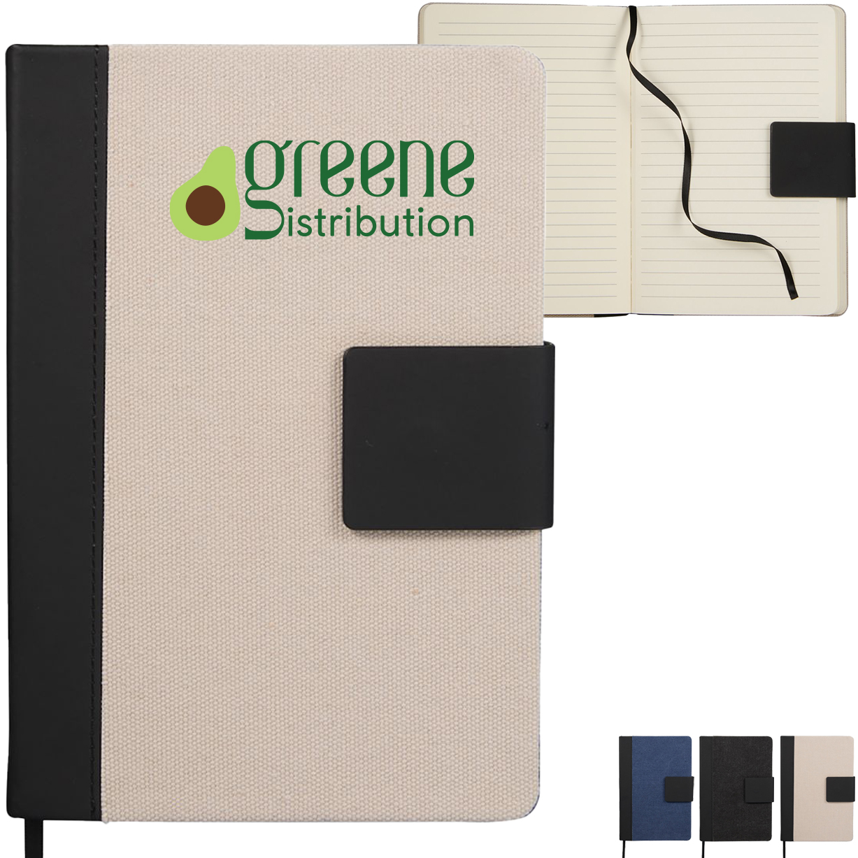 Product Photo 1 Canvas Bound FSC® Recycled Notebook, 5-1/2" x 8-1/2"