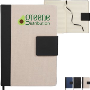 Canvas Bound FSC® Recycled Notebook, 5-1/2" x 8-1/2" - BT2347