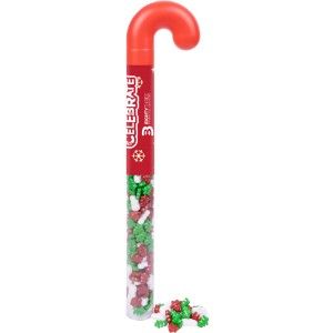 Holiday Candy Cane Tube with Frosty's Forest Candies - CI2675