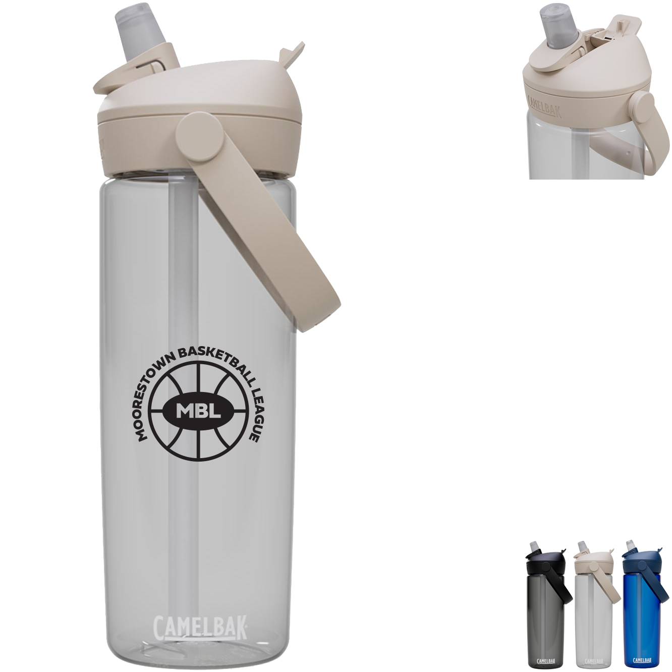 Product Photo 1 CamelBak® Thrive™ Tritan™ Renew Flip Straw Bottle, 20oz.