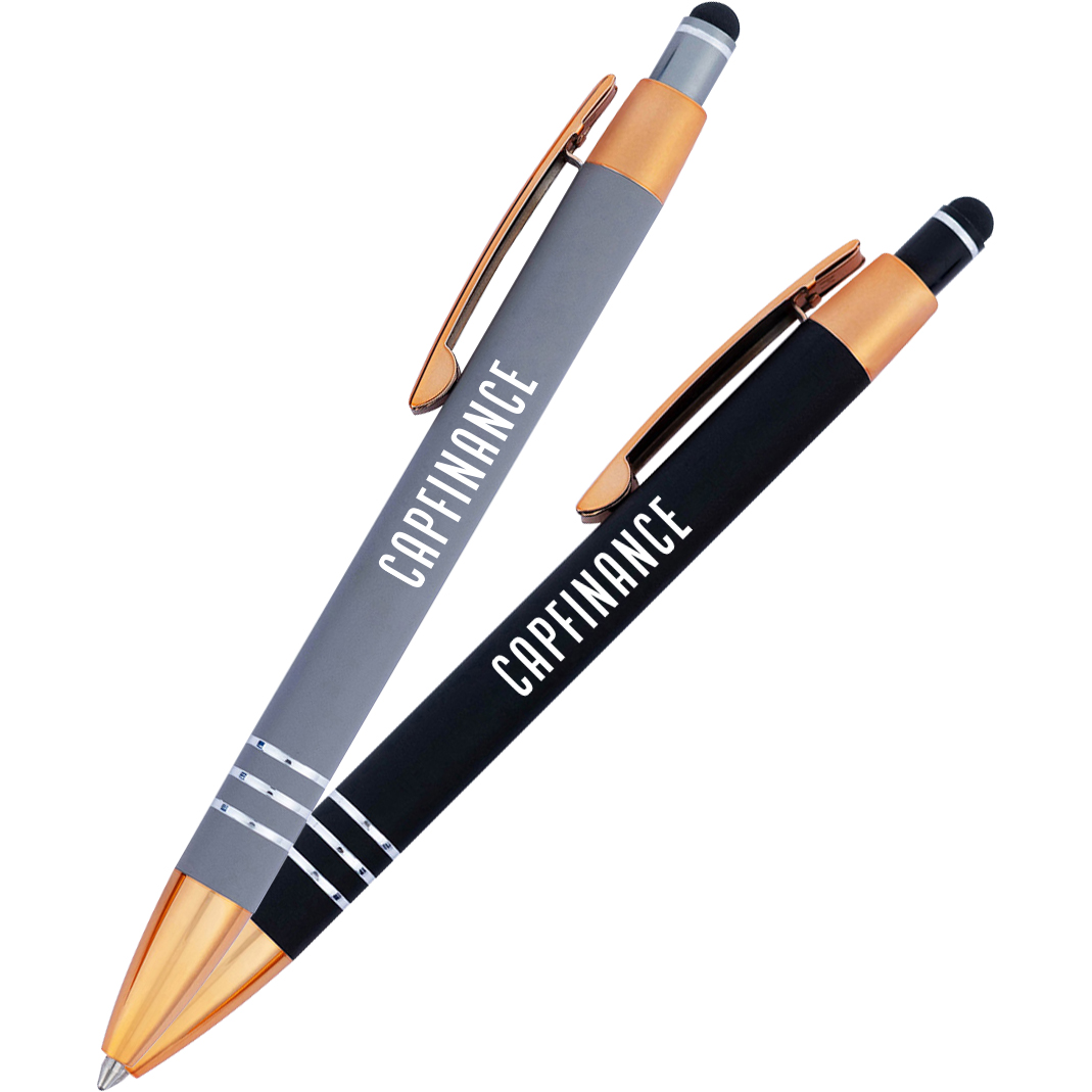 Product Photo 1 Penny Satin Stylus Pen with Copper Accents