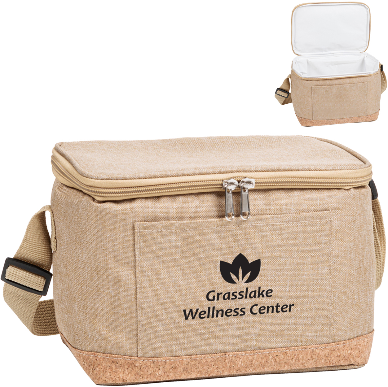 Product Photo 1 Naturalist Polyester Cooler Bag with Cork Bottom