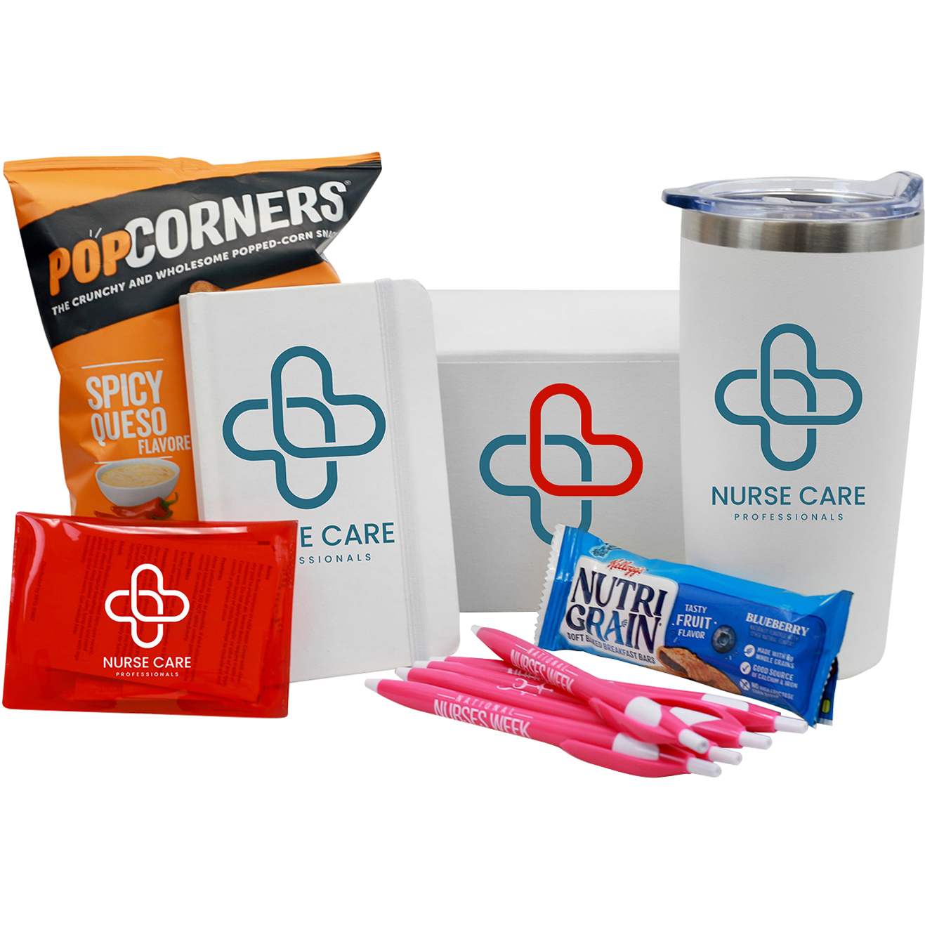 Product Photo 1 Journal Book, Pen, Snack & First Aid Kit with Tumbler Gift Box