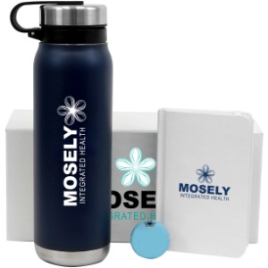 Journal Book & Lip Balm with Tumbler Gift Box - UL1304