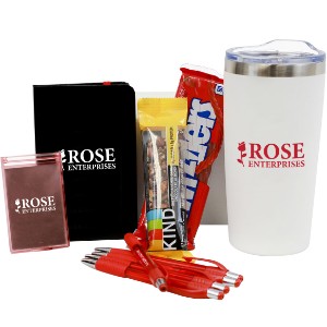 Journal Book, Pen, Snacks & Mirror with Tumbler Gift Box - UL1307