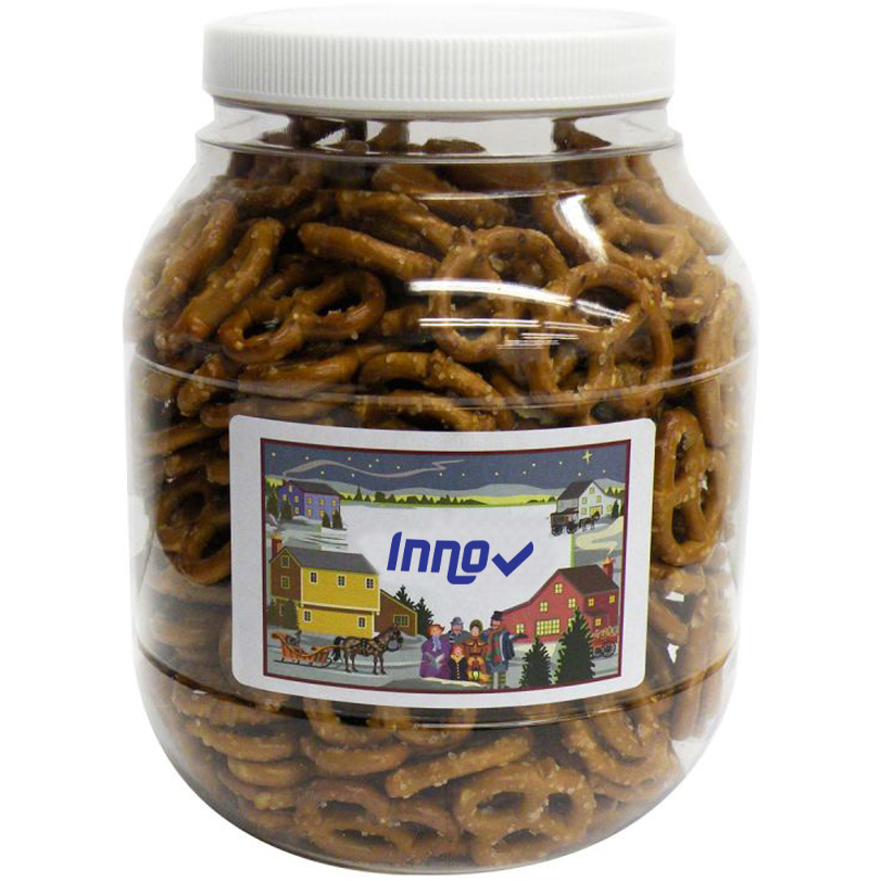 Product Photo 1 Salted Mini Pretzels in Large Plastic Jar