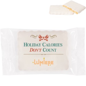 Iced Vanilla Rectangle Cookie with Edible Imprint - CI2465