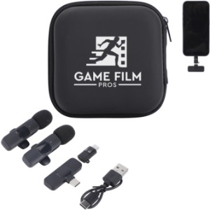 Center Stage Portable Wireless Lavalier Microphone - Set of 2 - AR1809