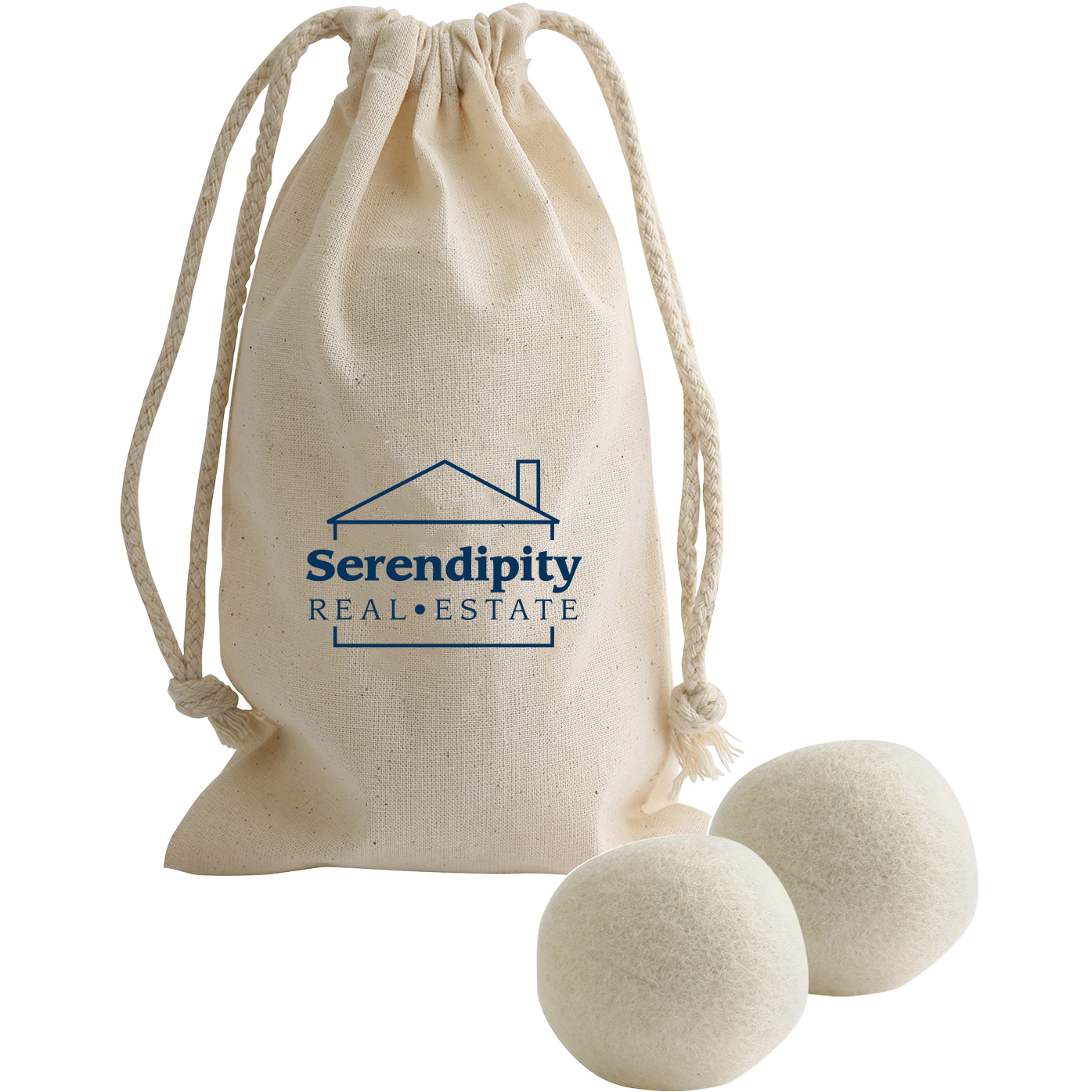 Product Photo 1 Toss 'N Dry 2-Piece Reusable Dryer Balls in Cotton Pouch