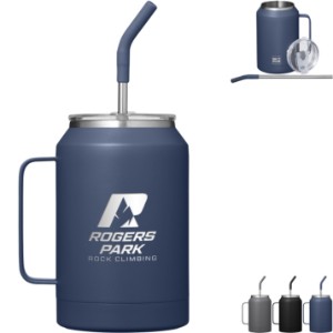 Dri Duck Maverick Insulated Stainless Steel Mug With Straw, 32 oz. - PM9304