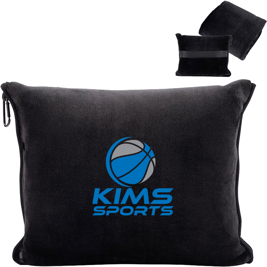 Product Photo 1 Cuddle Micro Plush Travel Blanket w/ Attachable Hood & Pillow Case