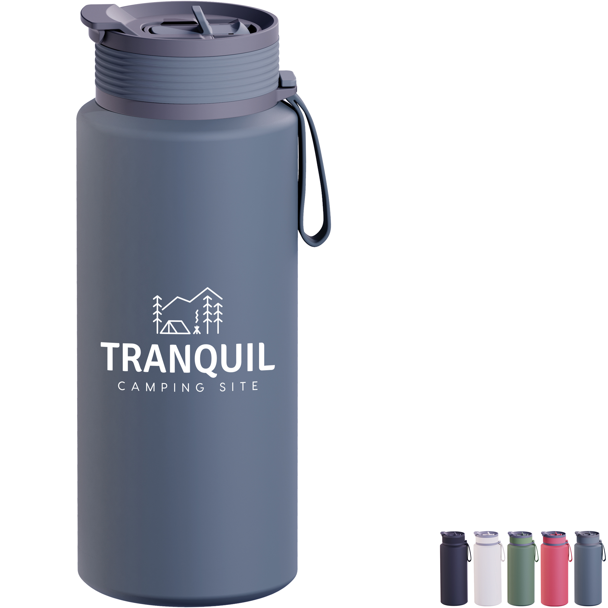 Product Photo 1 Asobu® Boulder Double Wall Stainless Steel Bottle, 34  oz.
