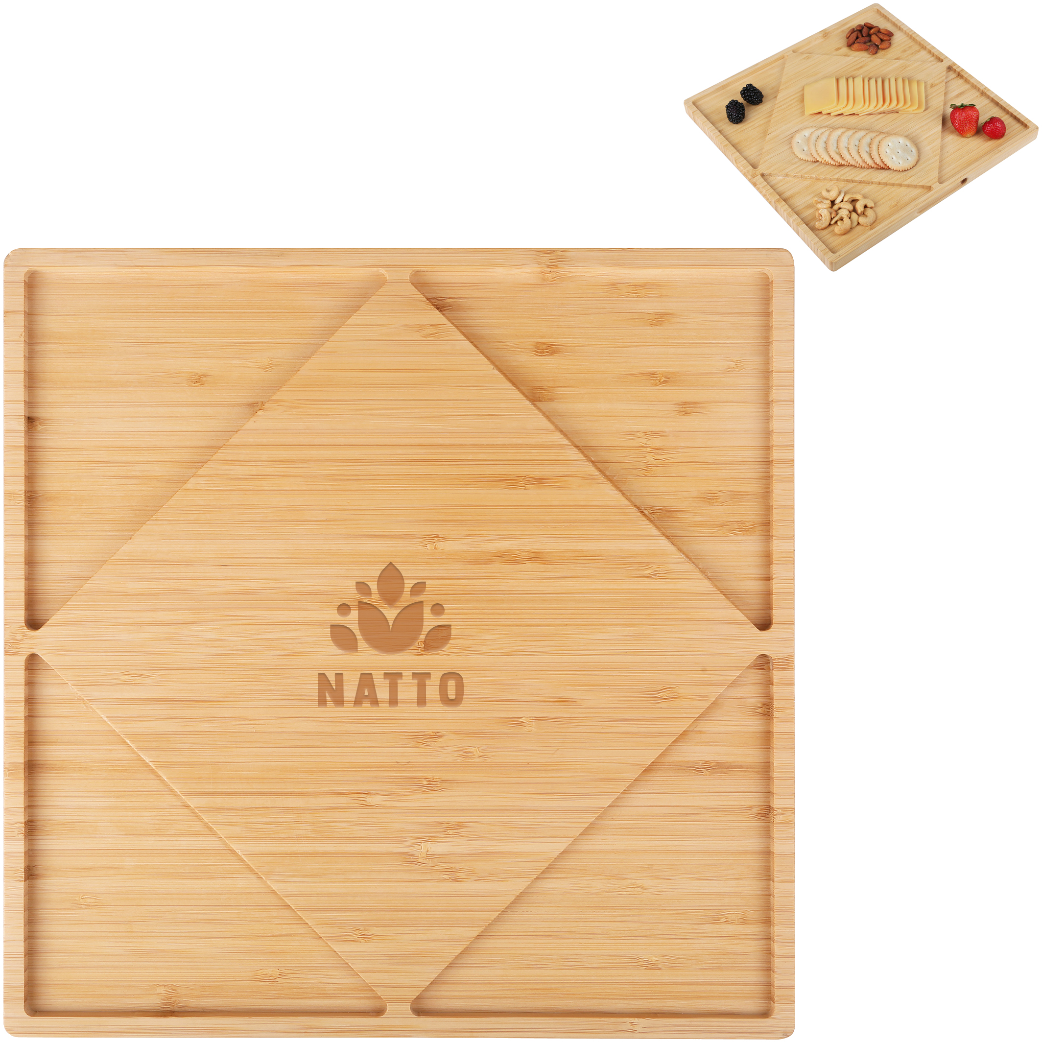 Product Photo 1 Bamboo Charcuterie Platter & Cutting Board