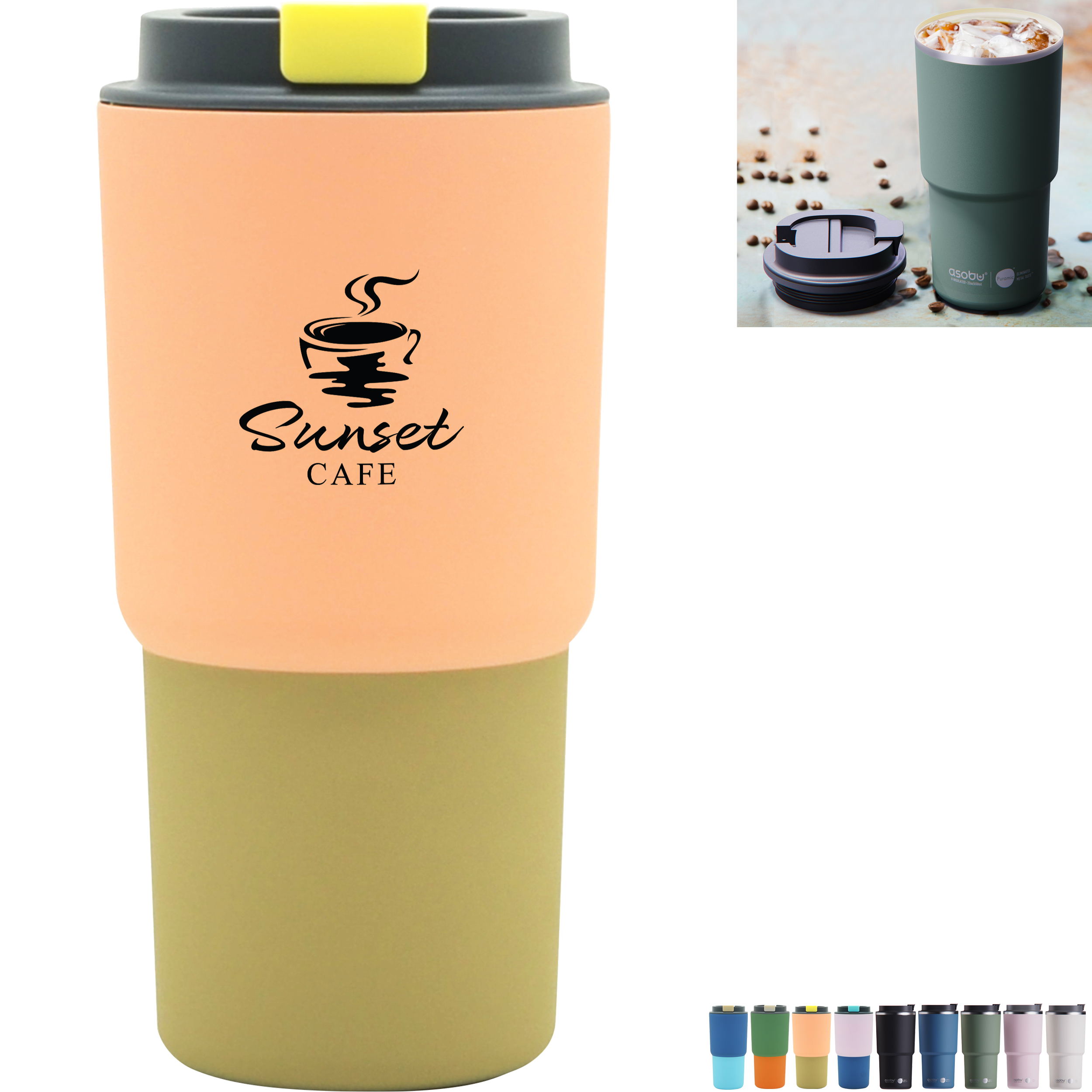 Product Photo 1 Asobu® Pick Me Up Pop Open Lid Tumbler, 22  oz.