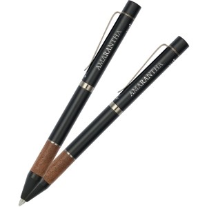 Luxe Recycled Aluminum & Walnut Ballpoint Pen - LD5590