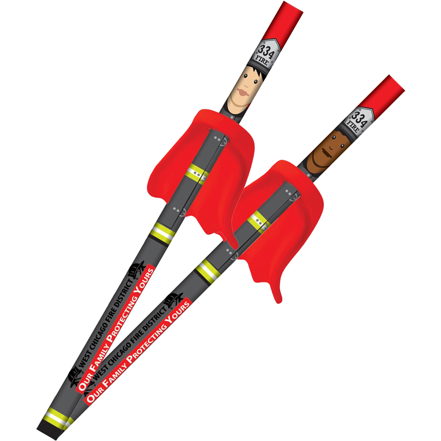 Product Photo 1 Fire Fighter Hometown Heroes Pencil with Eraser Cape
