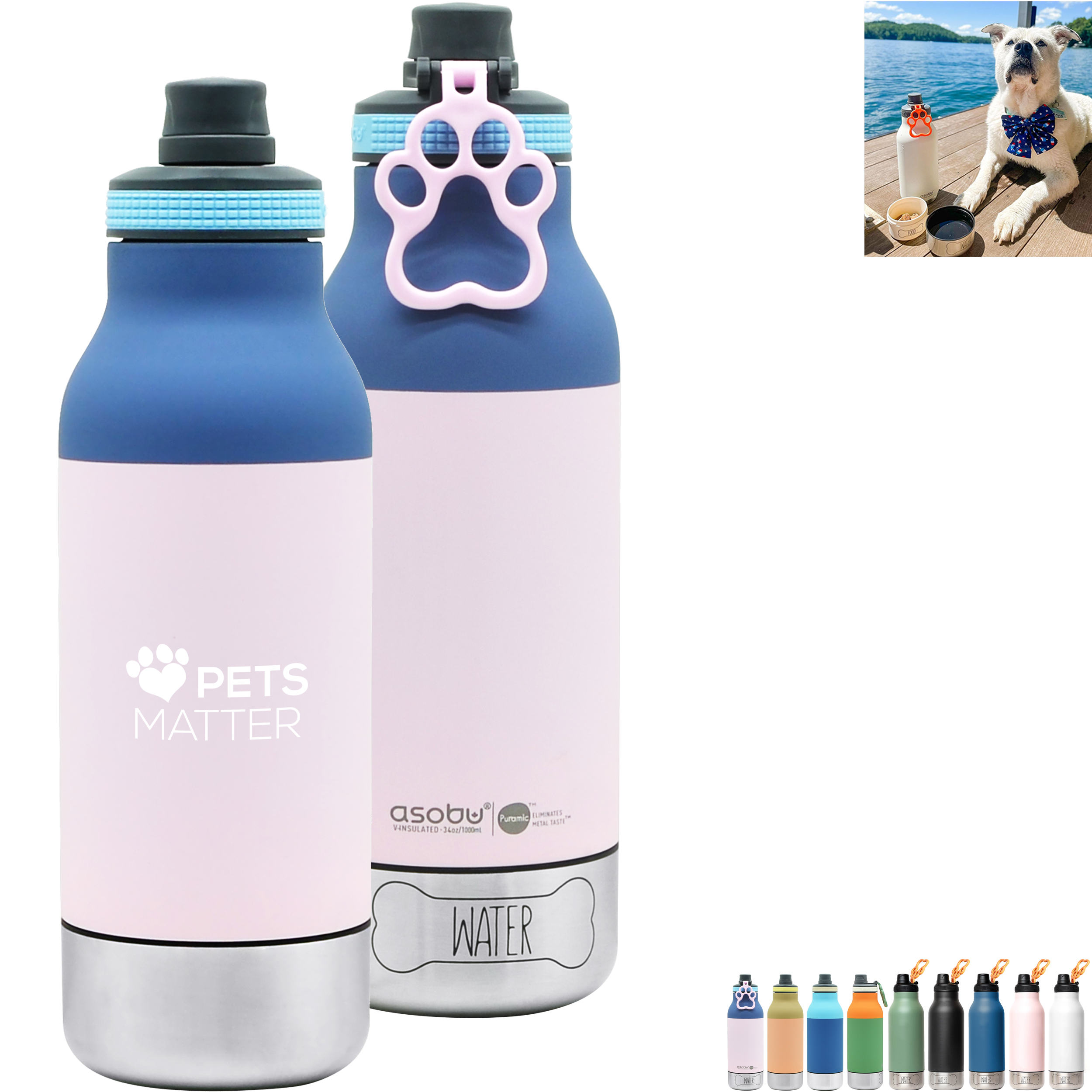 Product Photo 1 Asobu® Buddy Water Bottle, 34 oz.
