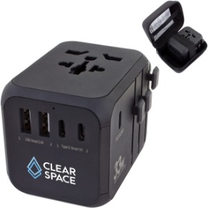 Universal 33W Travel Adapter w/ Type-C - HT6866