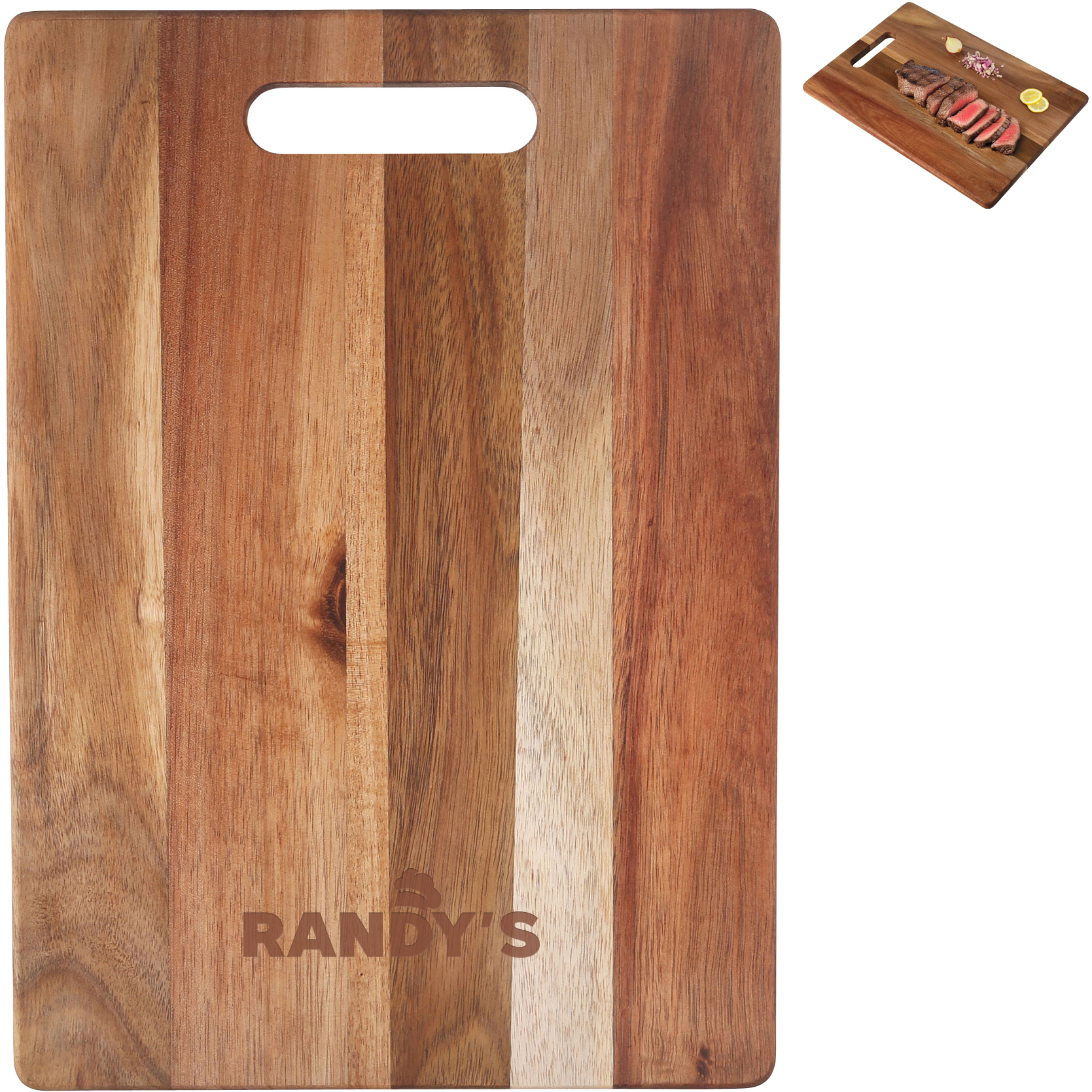 Product Photo 1 Acacia Cutting Board with Handle