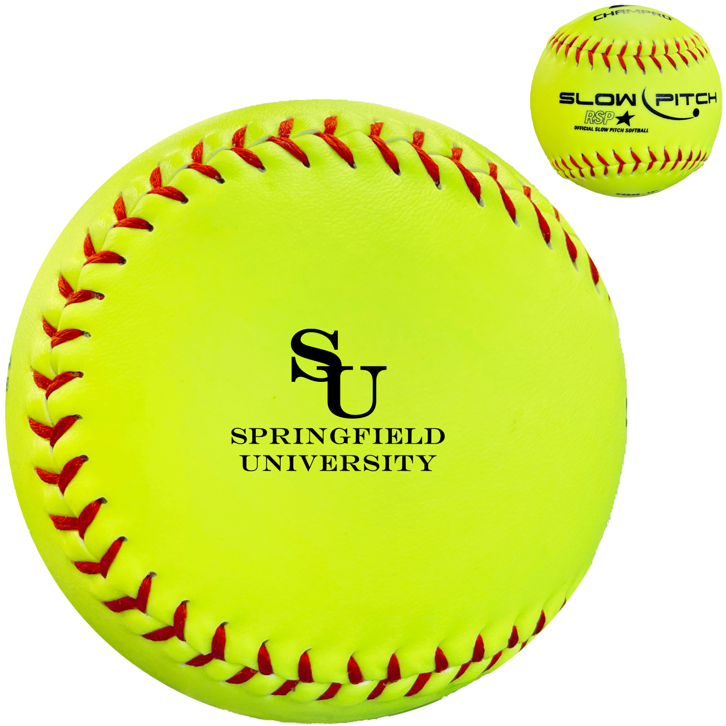 Product Photo 1 CHAMPRO Optic Yellow Synthetic Leather Softball