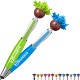 MopToppers Multicultural Screen Cleaner with Stylus Pen- Dark Skin