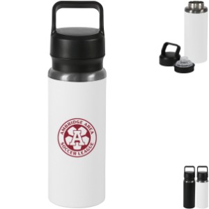 Urban Peak® Dual Top Black Chrome Water Bottle, 28oz. - ST9323