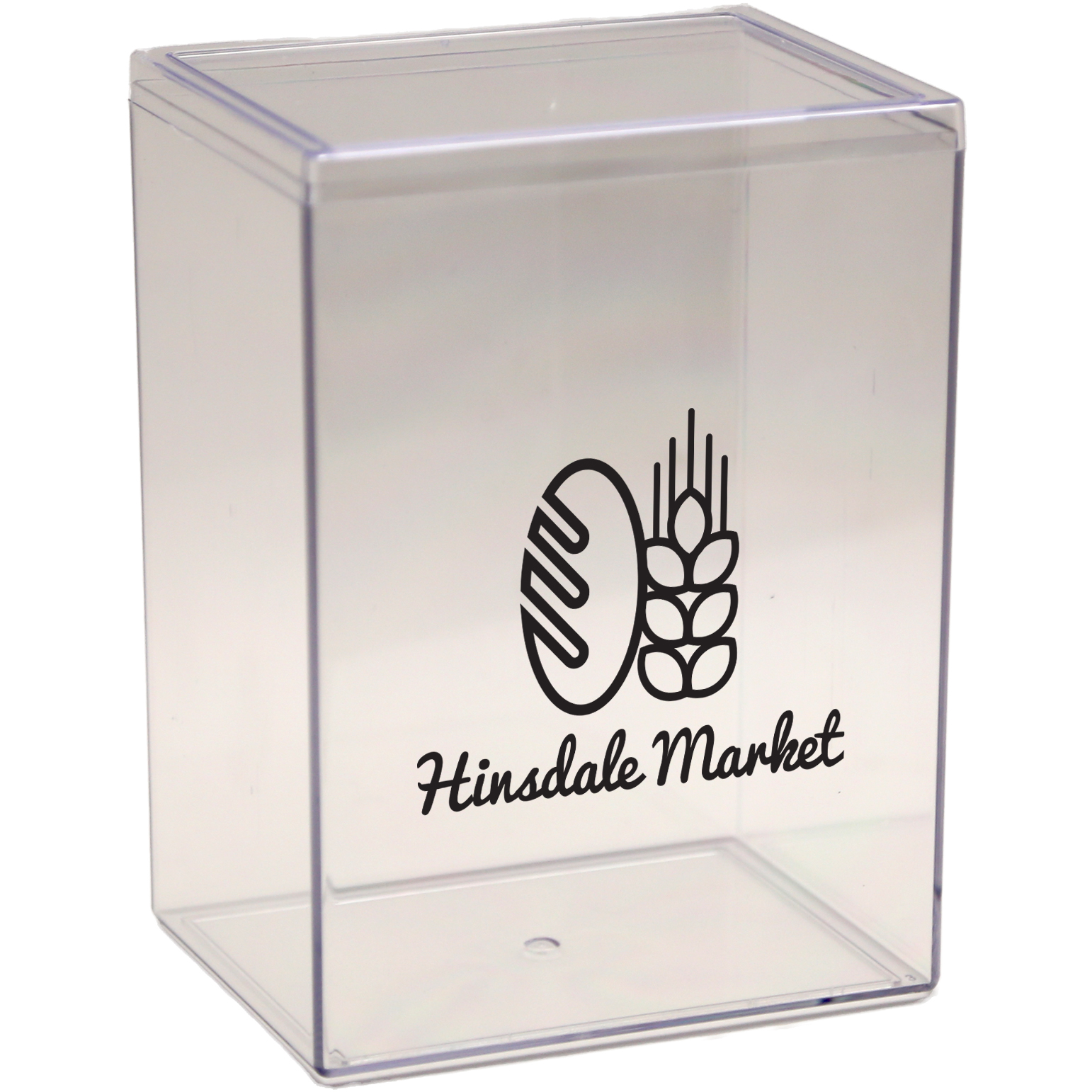 Product Photo 1 Clear Plastic Box, 4-4/5" x 6-3/5"