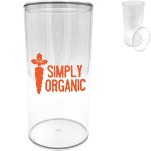 Clear Plastic Cylinder, 9-1/2" x 3-1/2" - GY9605