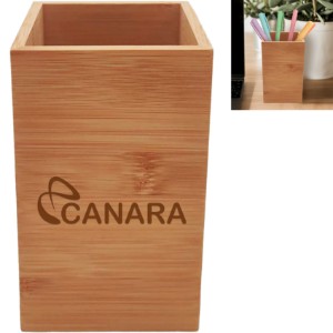 Bamboo Box Holder, 5-4/5" x 3-1/2" - GY9607