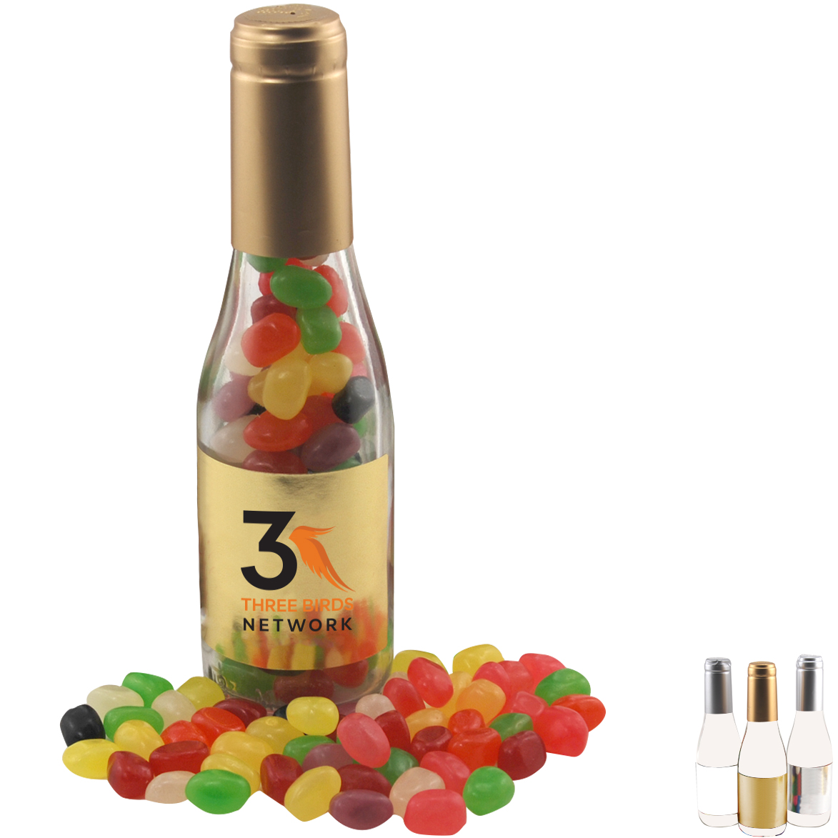 Product Photo 1 Teenee Beanee Jelly Beans in Champagne Bottle