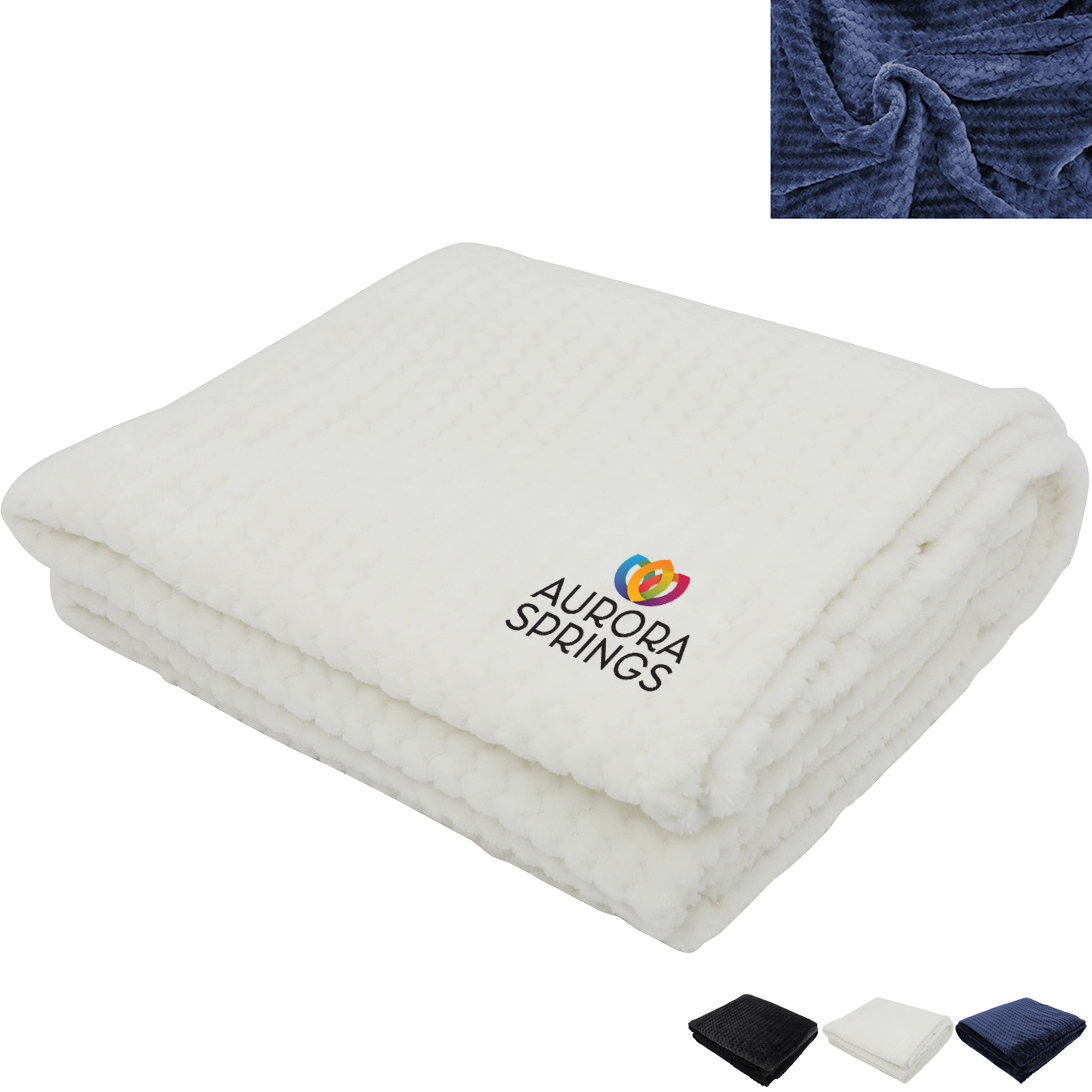 Product Photo 1 Snuggle Up Soft-Textured Blanket, 70 x 57"