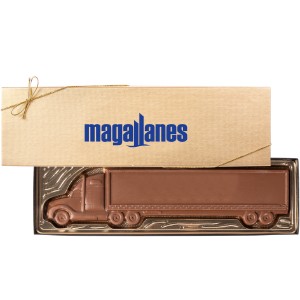 Chocolate Tractor Trailer in Gift Box, 1 lb. - CI2745