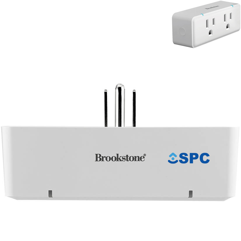 Product Photo 1 Brookstone® Smart Indoor 14A Dual Outlet Plug