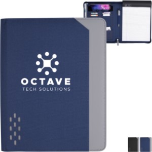 Souvenir® Armor Zippered Padfolio with Armor Pen - KZ1003