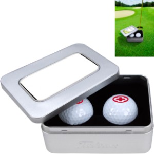 Titleist® 2-Ball Business Card Tin Pro V1® - KZ1013