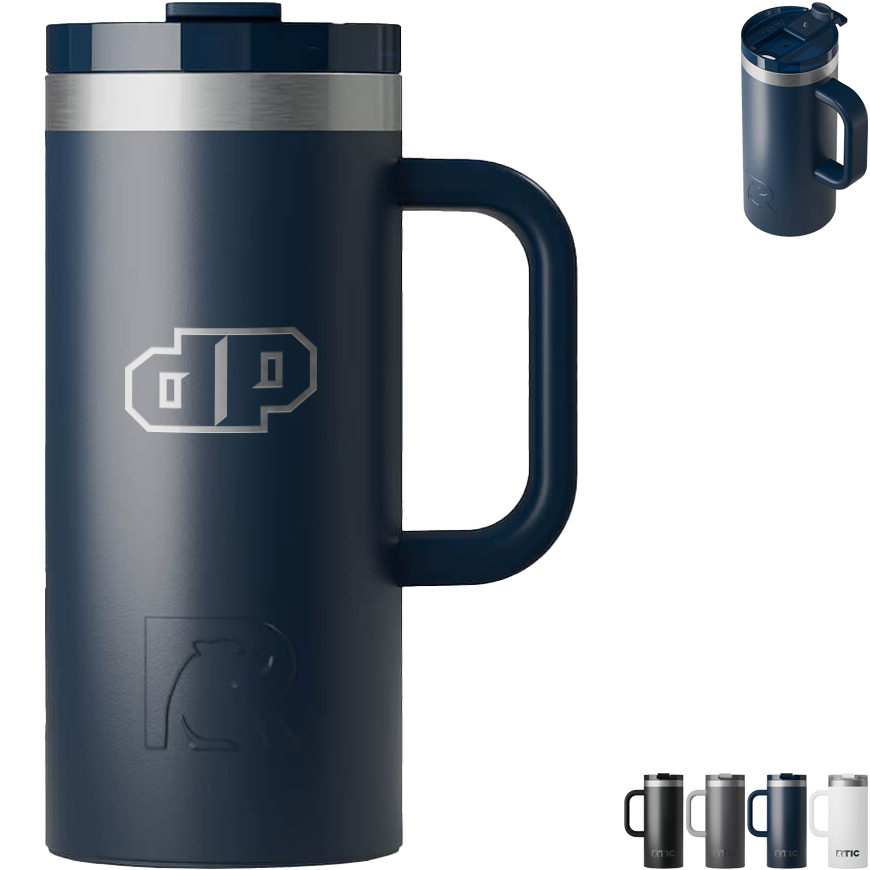 Product Photo 1 RTIC® Road Trip Ceramic Lined Travel Mug, 16oz.