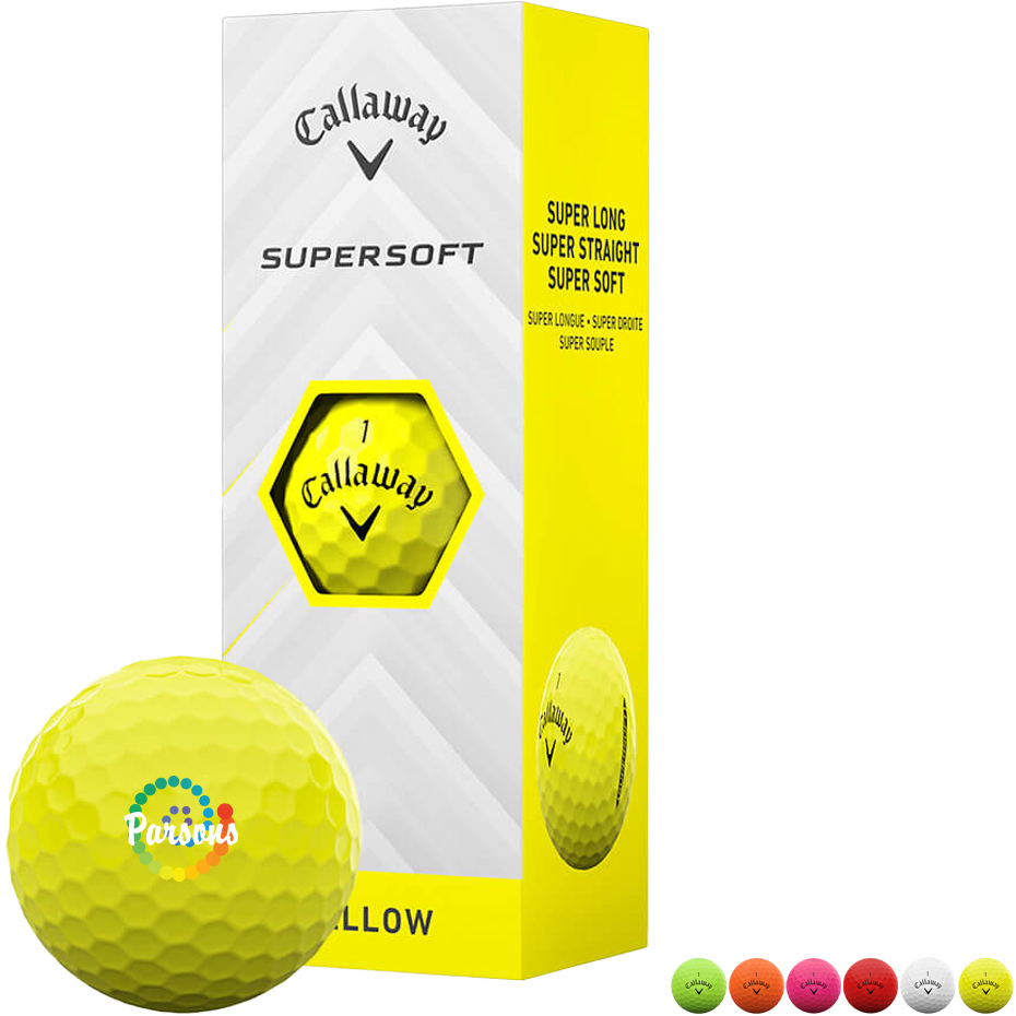 Product Photo 1 Callaway® Supersoft 3 Golf Balls in Sleeve