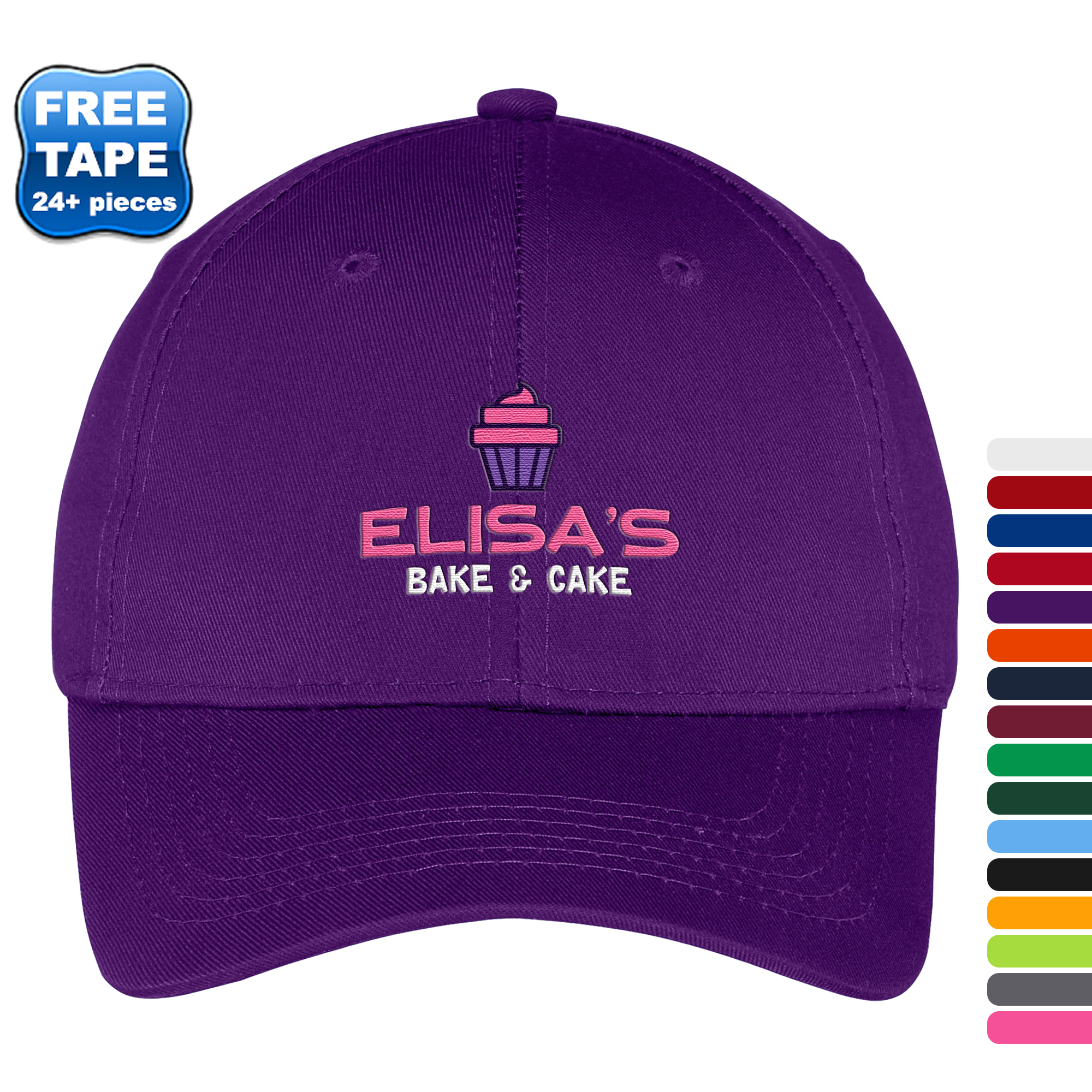 Product Photo 1 Port & Company® Youth Six-Panel Twill Cap