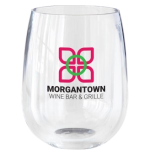 Symglass® Durable Resin Clear Stemless Wine Glass, 12oz. - ST9345