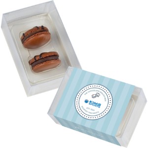 Chocolate Molten Macaron Box, 2 Pack - MD9685