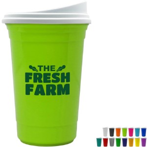 The Varsity Double Wall Tumbler with White Slide Liner, 16 oz. - GY9619