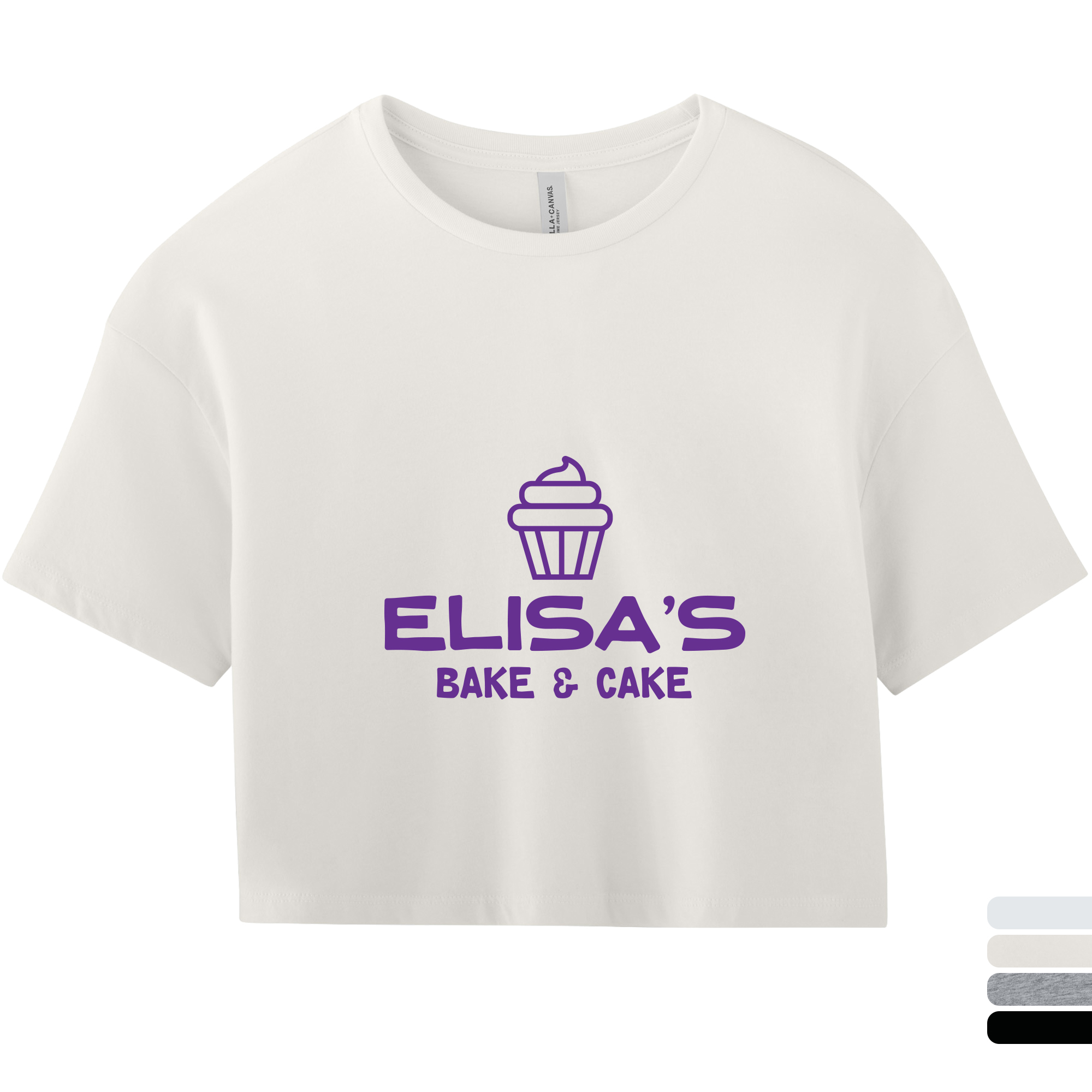 Product Photo 1 Bella + Canvas® Jersey Cotton Crop Ladies' Tee