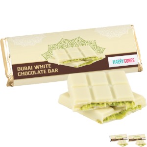 Belgian White Chocolate Dubai Bar, 1 oz. - MD9695